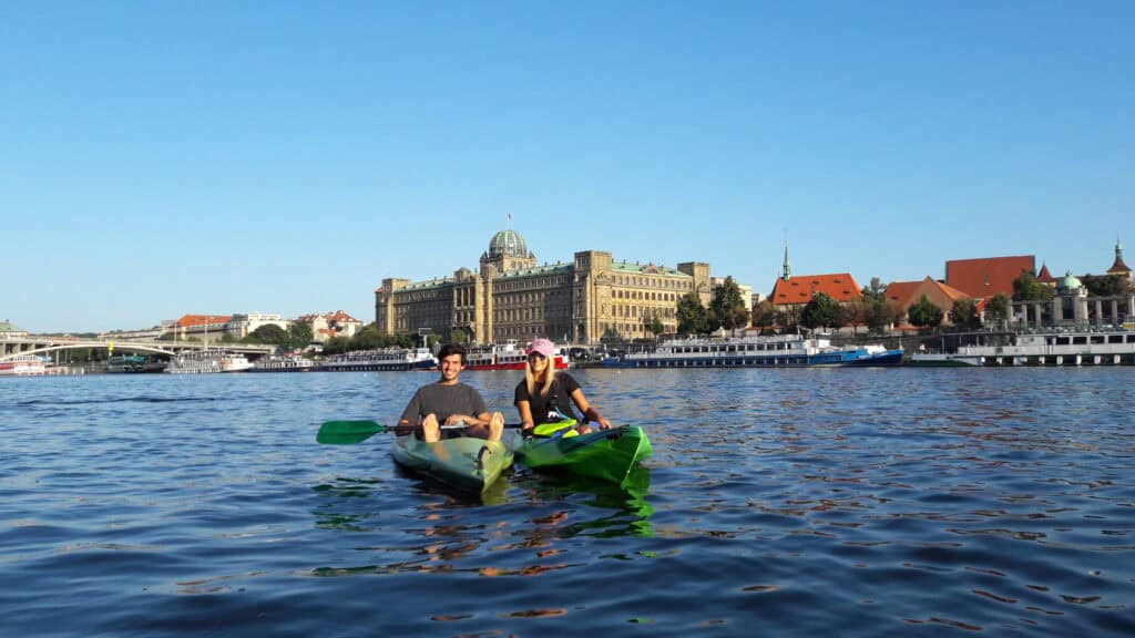 prague on kayak