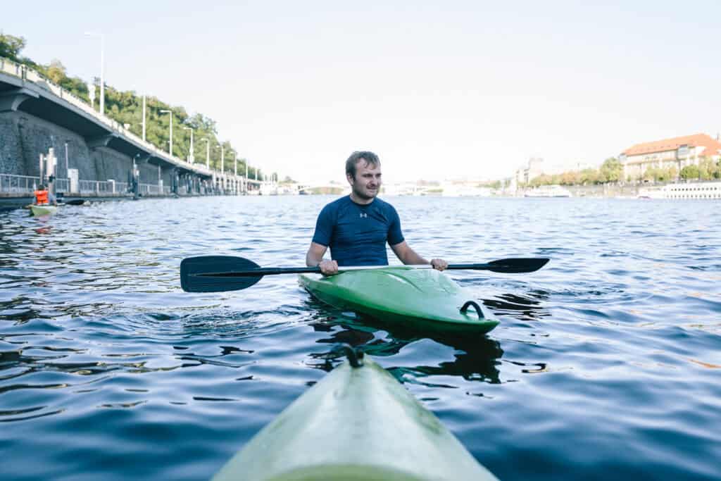 Prague on kayak